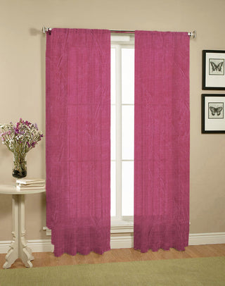 Crushed Sheer Curtains